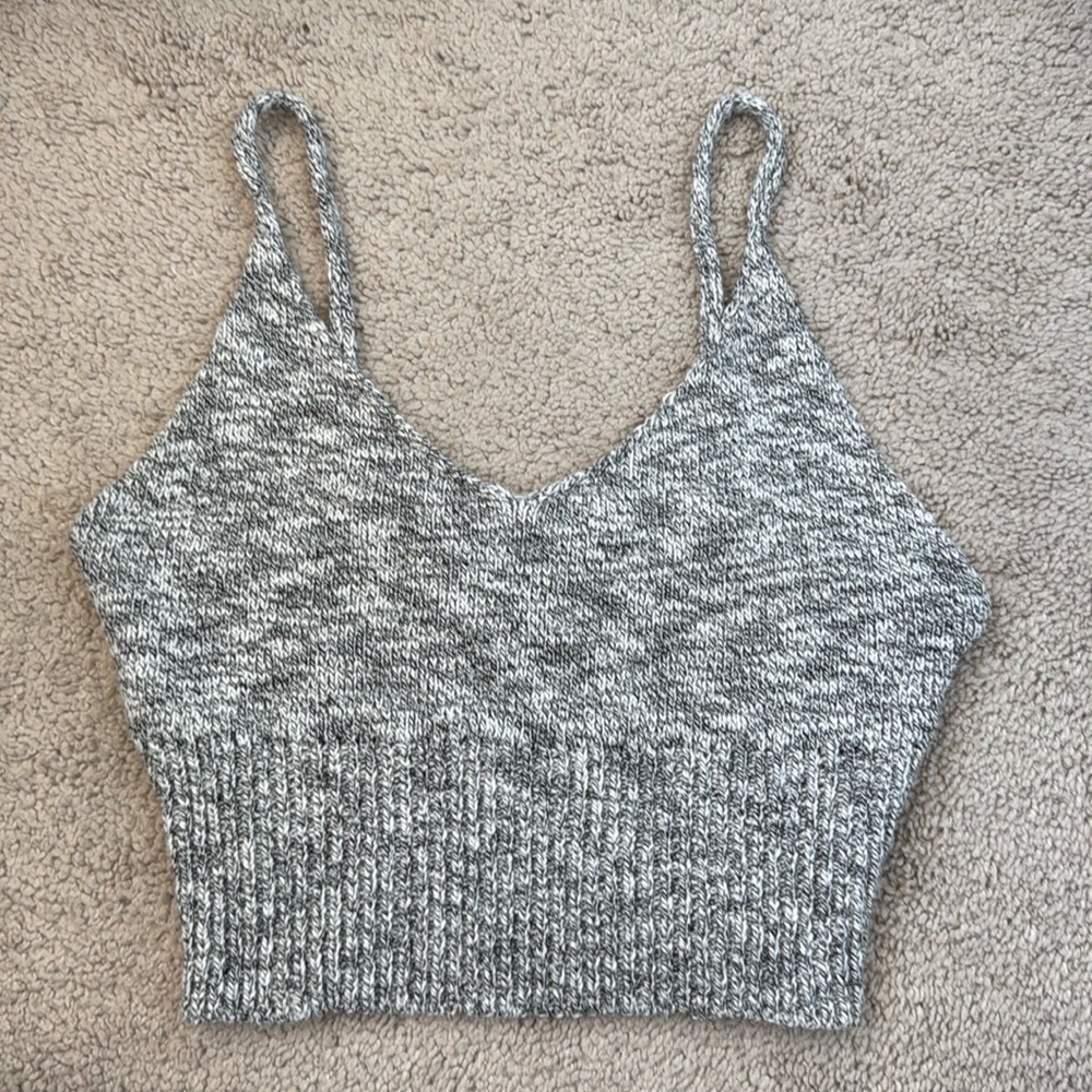 Knit Cropped Tank Top